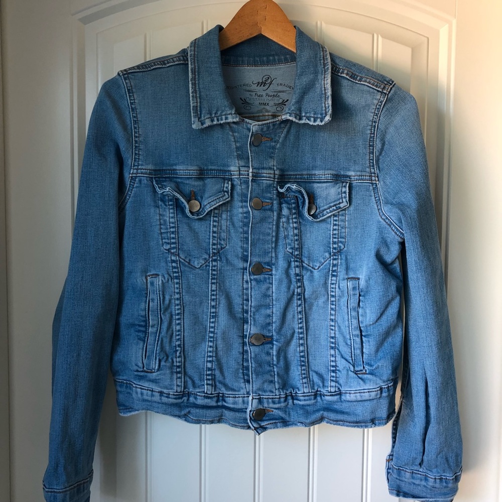 Free People denim jean jacket